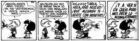 Mafalda y Felipe. © Quino.