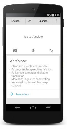 El App traductor de Google ahora traduce en tiempo real