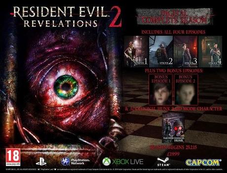 Resident Evil Revelations 2 se retrasa hasta el 25 de febrero