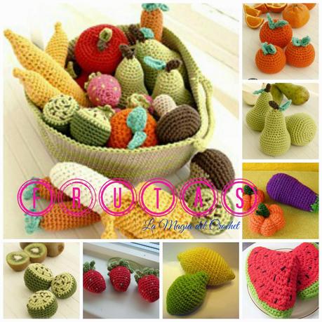 FRUTAS A CROCHET