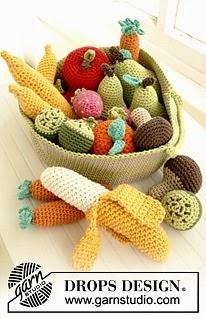 FRUTAS A CROCHET