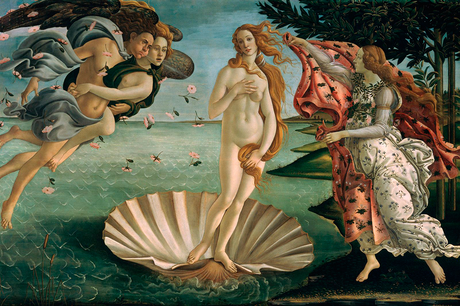 Simonetta Vespucci, musa del Renacimiento the-birth-of-venus-sandro-boticelli-vintage-by-lopez-linares
