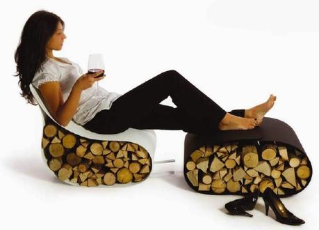 Ideas para almacenar la madera: Leñeros.