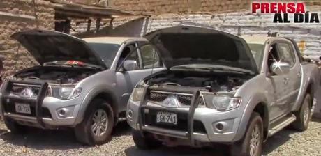 Por falta de pago: CAMIONETAS DEL GORE LIMA FUERON ABANDONADAS EN UNA COCHERA DE HUACHO…