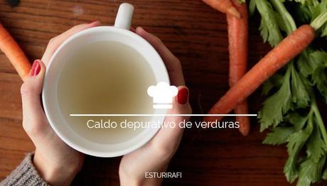 caldo depurativo, detox, adelgazar, vida sana