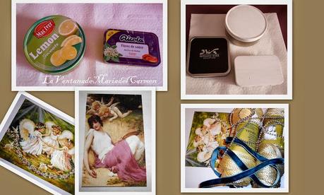 HE DECORADO SIMPLES CAJAS  METÁLICAS CON LOS ANGELITOS