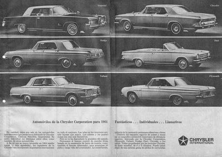 Chrysler y sus modelos de 1964