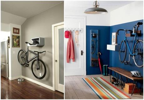 Ideas para guardar las bicis en casa