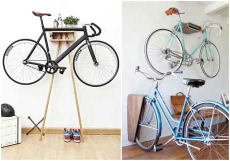 Ideas para guardar las bicis en casa