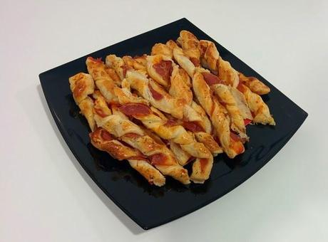 mi receta: twist de hojaldre y jamón