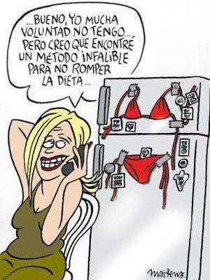 El trepidante comienzo con los propósitos del 2015 maitena-a-dieta-2