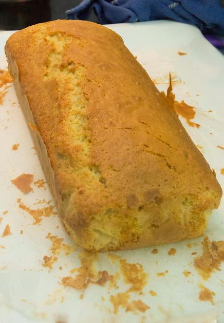 Bizcocho de limón y cacahuetes