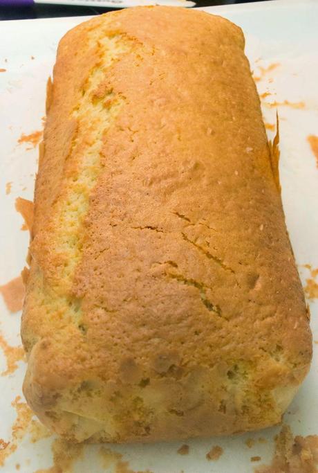 Bizcocho de limón y cacahuetes