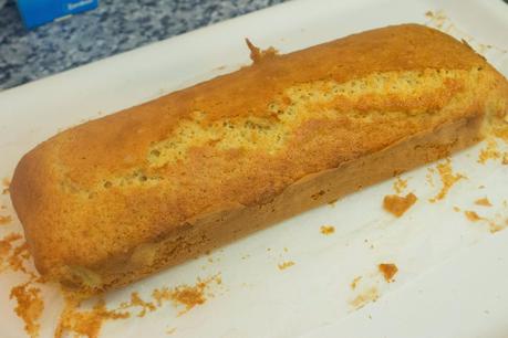 Bizcocho de limón y cacahuetes