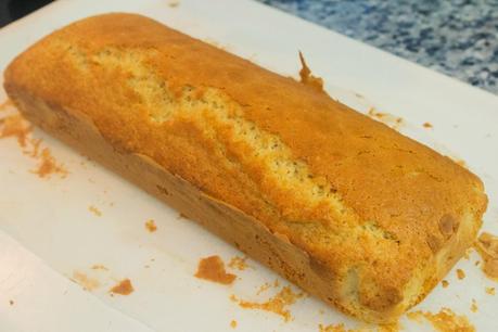 Bizcocho de limón y cacahuetes