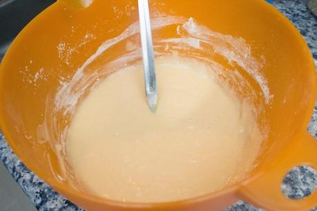 Bizcocho de limón y cacahuetes