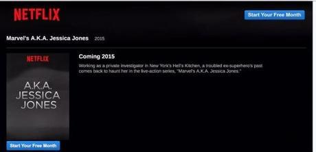 Netflix estrenará este año la serie de Jessica Jones