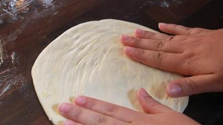 Meloui o crepes hojaldrados marroquíes