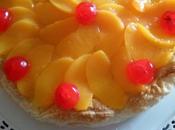 Tarta Melocotón Crema Pastelera