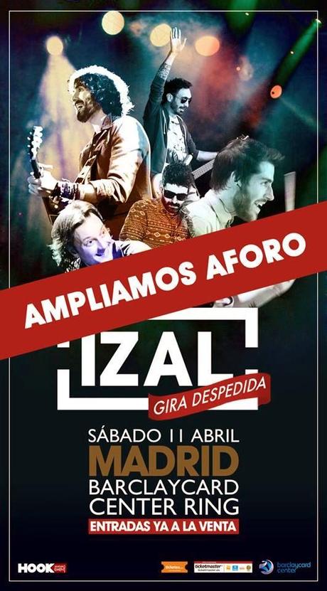 IZAL Amplian Aforo en Madrid