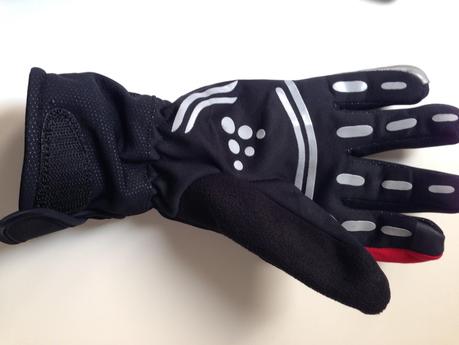 Guantes de invierno para la bicicleta.