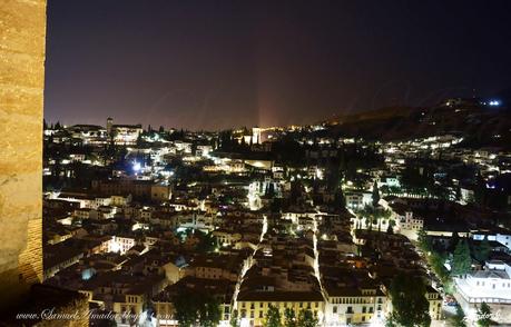 La ALHAMBRA de GRANADA: PALACIOS NAZARÍES de NOCHE