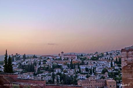 La ALHAMBRA de GRANADA: PALACIOS NAZARÍES de NOCHE