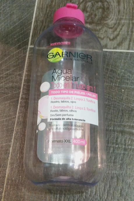 Agua micelar todo en 1 de Garnier