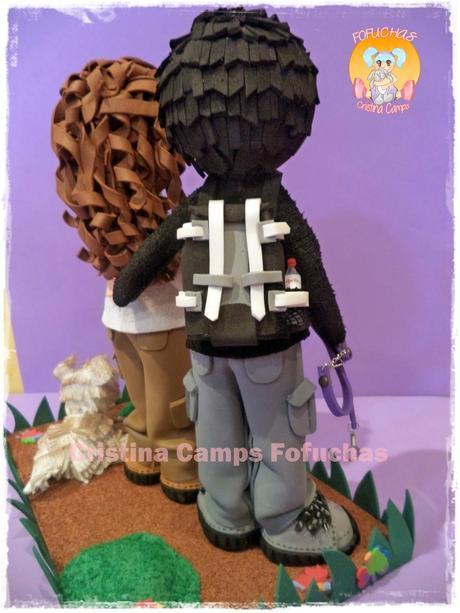 Fofuchos montañistas con perro