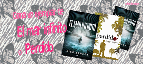 ¡Gana un ejemplar de 'El mar infinito' o 'Perdido' en Nube de mariposa!