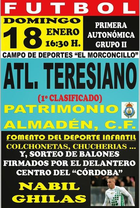 Hoy fútbol en Almadén