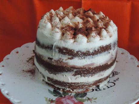 PASTEL TERCIOPELO BLANCO CON NATA Y TRUFA!!!