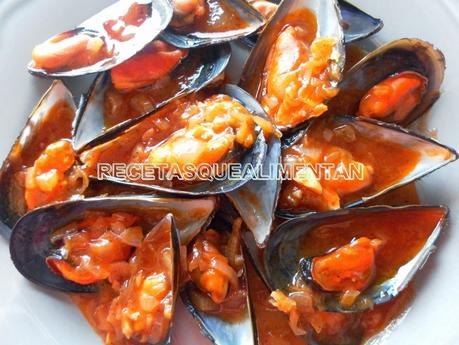 TIGRES RABIOSOS O MEJILLONES EN SALSA PICANTE