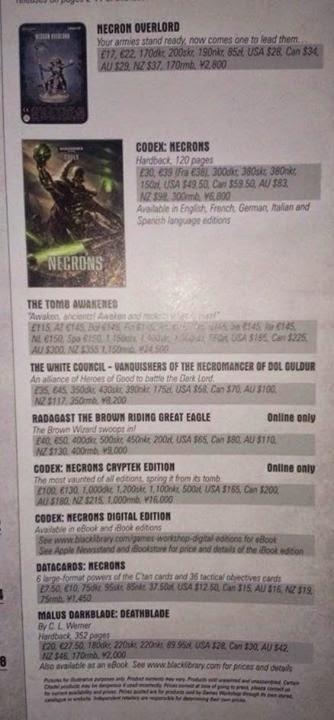 Ultima hora!!Necrones confirmados: Codex y Líder nuevos-EDITADO:El Hobbit-