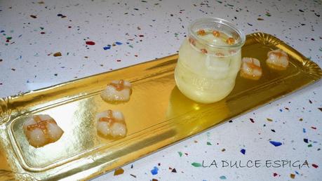 GELATINA DE NARANJA EN VASITO. RETO DE LA MARQUESA DE PARABERES.