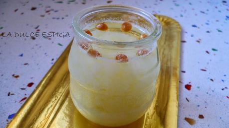 GELATINA DE NARANJA EN VASITO. RETO DE LA MARQUESA DE PARABERES.