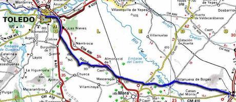 Camino de Santiago Ruta del Sureste : Etapa Tembleque - Almonacid de Toledo 33 km