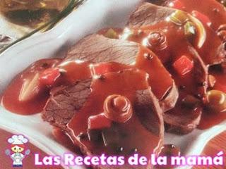 Receta de Ternera con salsa picante