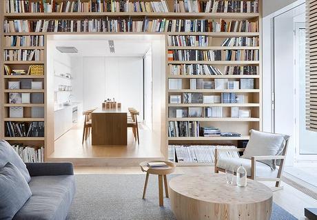 Un loft de estilismo delicado y colores Soft