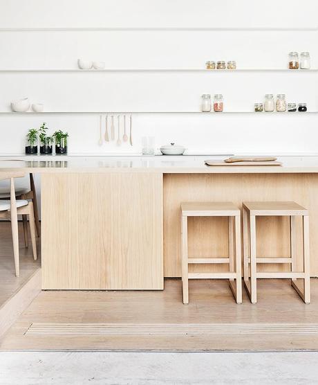 Un loft de estilismo delicado y colores Soft