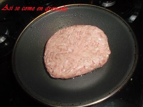 Hamburguesa en hojaldre