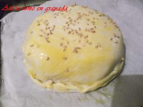 Hamburguesa en hojaldre