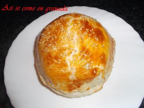 Hamburguesa en hojaldre