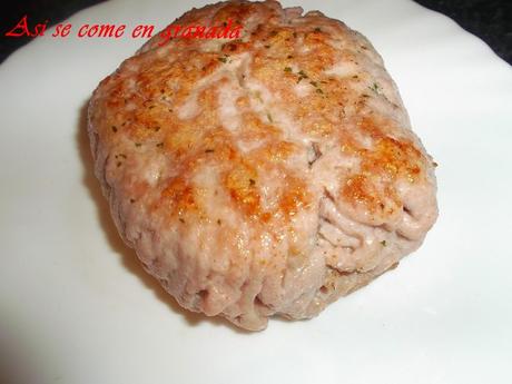 Hamburguesa en hojaldre