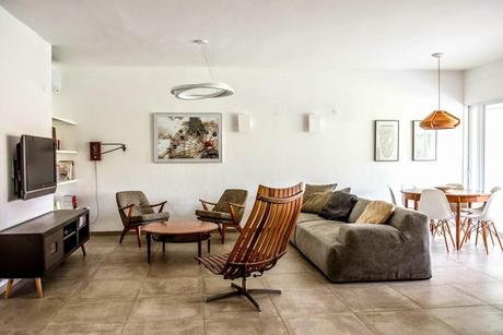 Interiorismo en vivienda de 1950 en Israel