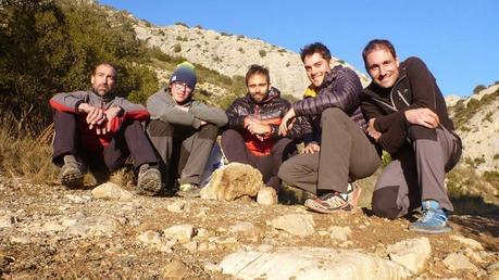 Escalada en Castillonroi sector de invierno: Los Amics