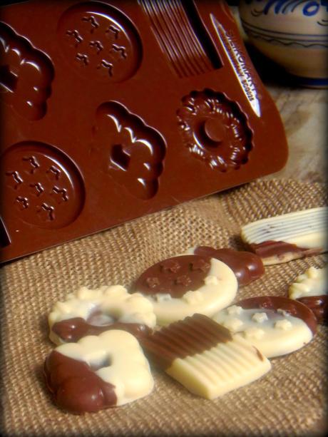 CHOCOLATINAS BLANCO Y NEGRO