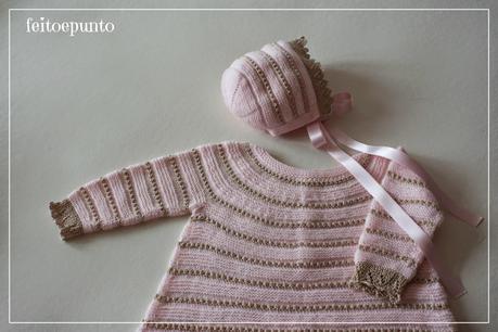 Vestido de punto para bebé