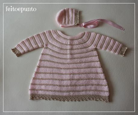 Vestido de punto para bebé