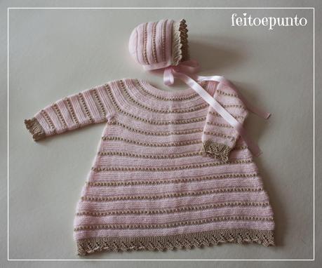 Vestido de punto para bebé
